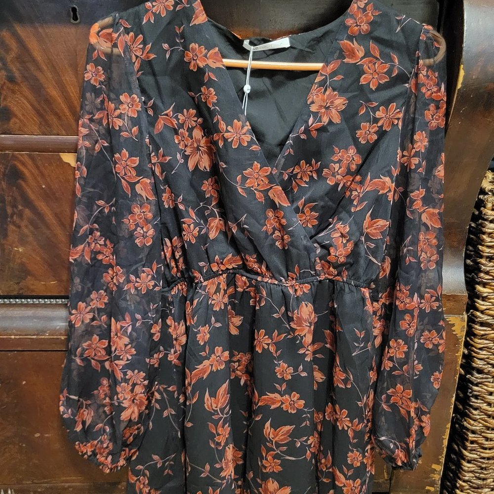 Cupshe chiffon dress size small